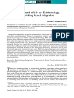 Positioning Oneself Within An Epistemology - Refining Our Thinking About Integrative Approaches