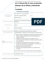 Examen - (APEB1-15%) Caso 2 - Desarrolle El Caso Propuesto A Partir de Los Subtemas de La Oferta y Demanda