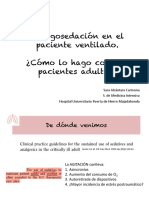 Analgesia Paciente Venrtilado