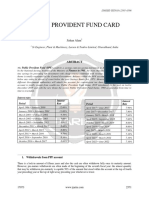 Public Provident Fund Card Ijariie17073