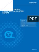 Akcome Single-Axis Tracker Structure Calculation Report 2P