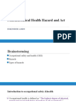 Pharmaceutical Health Hazard and Act: Eskinder Amin