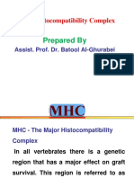 Major Histocompatibility Complex: Prepared by