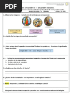 Ficha de Aplicación N°3 - Inmaculada Concepción