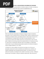 El Embarazo en La Adolescencia Diagrama de Ishikawa