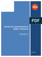 Política de Contratación de Bienes y Servicios Marzo 2019 - Compressed