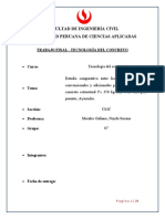 Trabajo Final - Tecnología Del Concreto