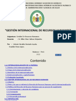 Gestión Internacional de Recursos Humanos