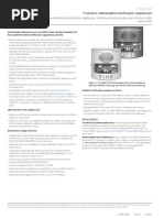 Audible/Visible Notification Appliances, Wall Mount Multi-Candela Horn/Strobe, Model Series 49AV