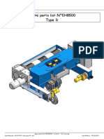 Spare Parts List N°EH8500 - D Hoist - 12-2 Reeving