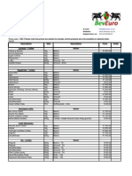 BevEuro Price List - Coffee May 2011