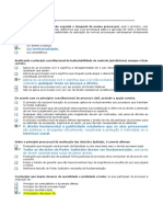 Exercícios de TGP Teoria Geral Do Processo