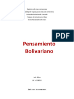 Pensamiento Bolivariano Informe 01