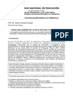 Hacia Una Agenda de La Epja 2016-2021 para El Perú