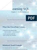 Learning SQL: Chapter 1 - A Little Background