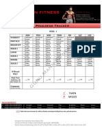 Guru Mann Fitness: Progress Tracker