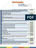 CHECKLIST - Documentos