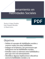 Entrenamiento en Des Sociales