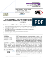 Cloud Security Pre-Assessment Model For Cloud Serv Mirarrr