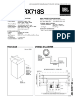 JBL Srx718S: Technical Manual