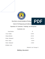 Bidding Document: Dire-Dawa Niversity Institute of Technology