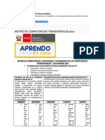 Matriz de Competencias Transversales