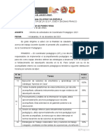 Informe #17 - Coordinación Pedagógica