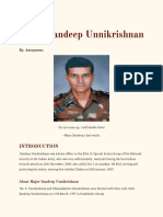 Major Sandeep Unnikrishnan: By: Anonymous