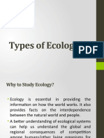 Types of Ecology