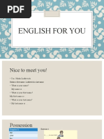 English For You