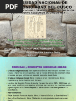 Las Crónicas y Cronistas Aborígenes Incas - Felipe Guamán Poma de Ayala - Obra - Nueva Crónica y Buen Gobierno