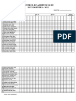 Registro de Asistencia - 2022-1