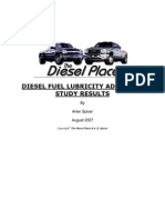 Diesel Fuel Additive Test