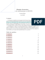 Planche Exercices Colles BCPST1