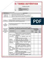 Minedu Formato Desarrollado de Ejemplos de Tareas Auténticas para La Labor Docente