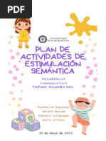 Plan de Actividades de Estimulación Semántica