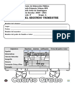 Examen 4 To Grado 2 Do Trimestre 2021 MEX