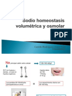 Sodio Homeostasis Volumétrica y Osmolar