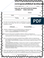 Carta de Corresponsabilidad Institucional