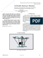 Automated Double Hacksaw Machine