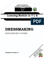 Dressmaking: Learning Module in T L E