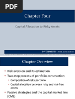 Chapter 4 - Capital Allocation To Risky Assets