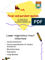 WCS 014 - Fever and Purulent Sputum - by DR JCM Ho