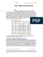 Access 2003 - Basics & Beyond Guide: What Is A Database?