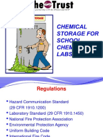 School Chemistry Laboratory - Chemical Storage Powerpoint Presentation