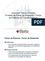 Pruebas de Factor de Disipación Tranformadores