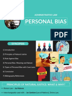 Administrative Law - Personal Bias