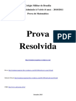 CMB Prova Resolvida Mat 610