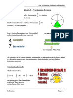 Section 3.1 - Fractions To Decimals