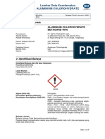 SDS Aluminum Chlorohydrate - Indonesia